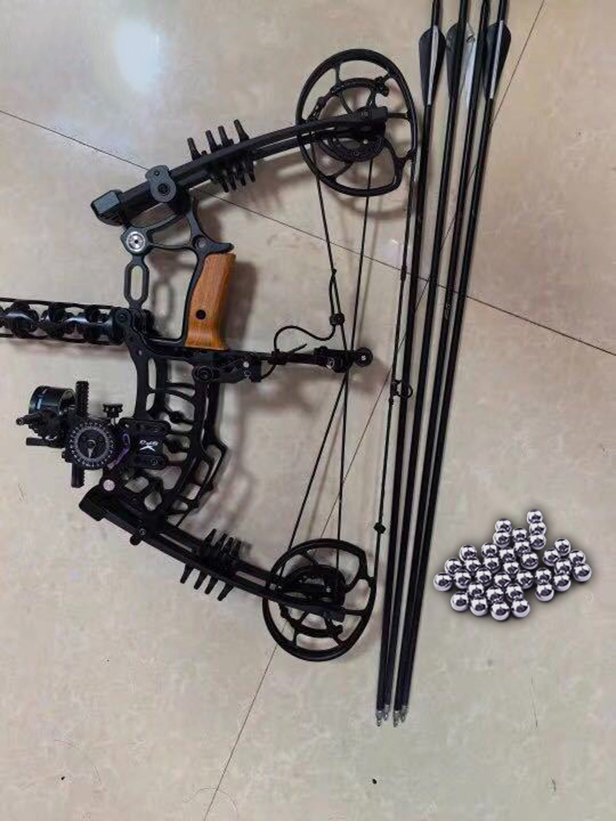 New 'Hammer' Steels Balls And Arrows Dual Bow (300 FPS)