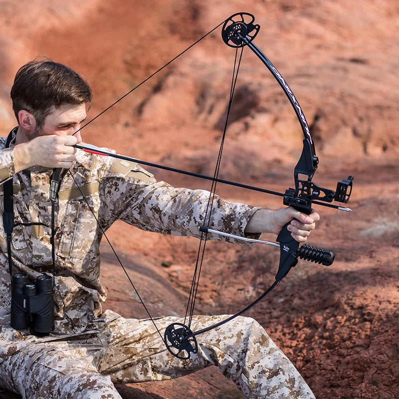 Compound Archery Bow 30-45 Lbs For Hunting, Shooting And Fishing.