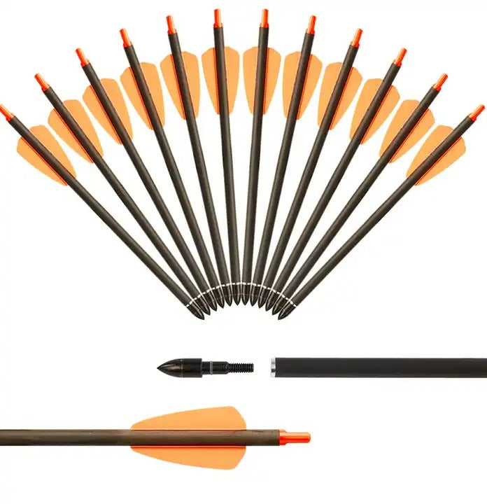Brand New Model Carbon Fiber Arrows - 7.5" Crossbow Bolts (RT-X7, SOUL-EATER, RX-X7)