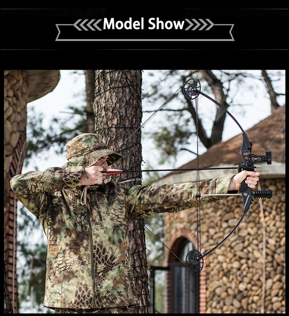 Compound Archery Bow 30-45 Lbs For Hunting, Shooting And Fishing.