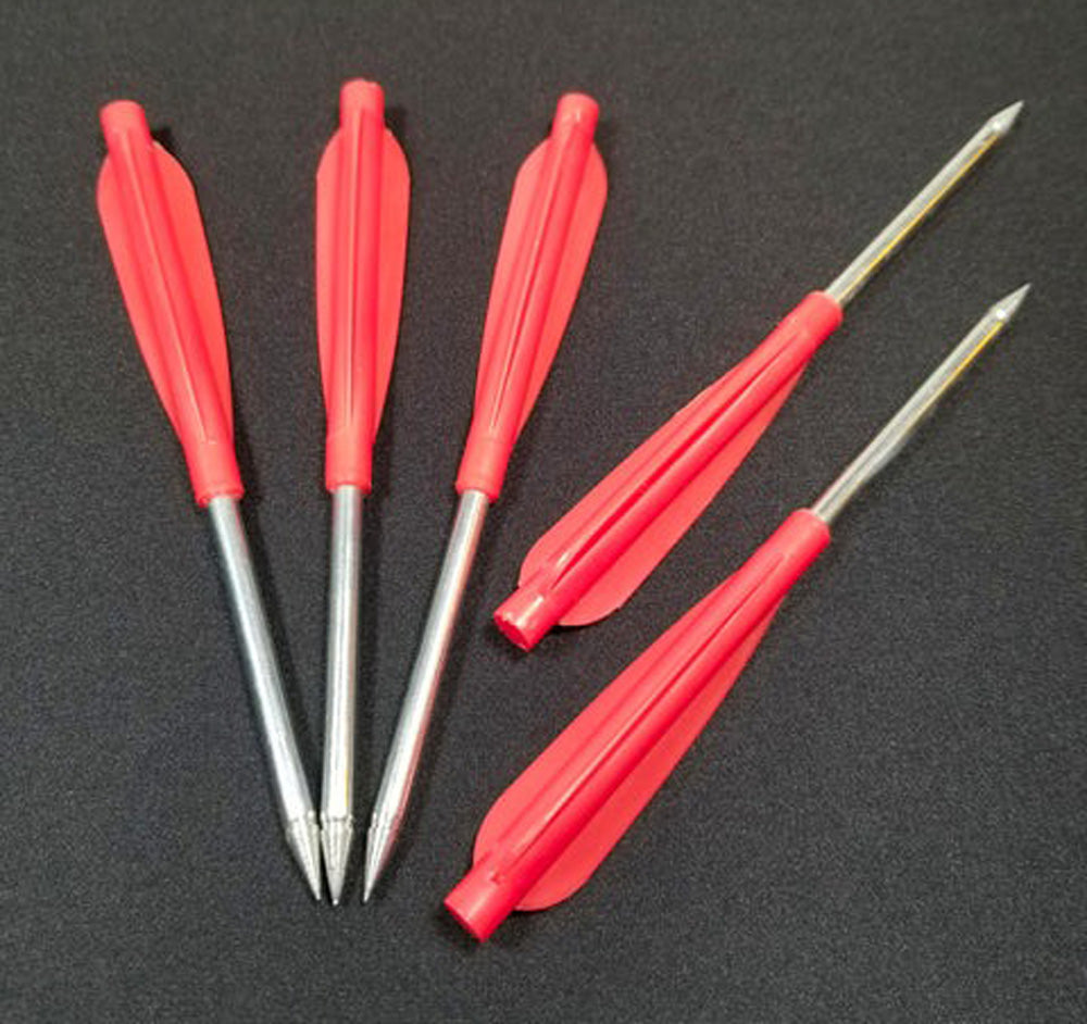 RS-X7 And RT-X7, V3, V4 Slingshot Crossbow Bolts - Red 15.8g