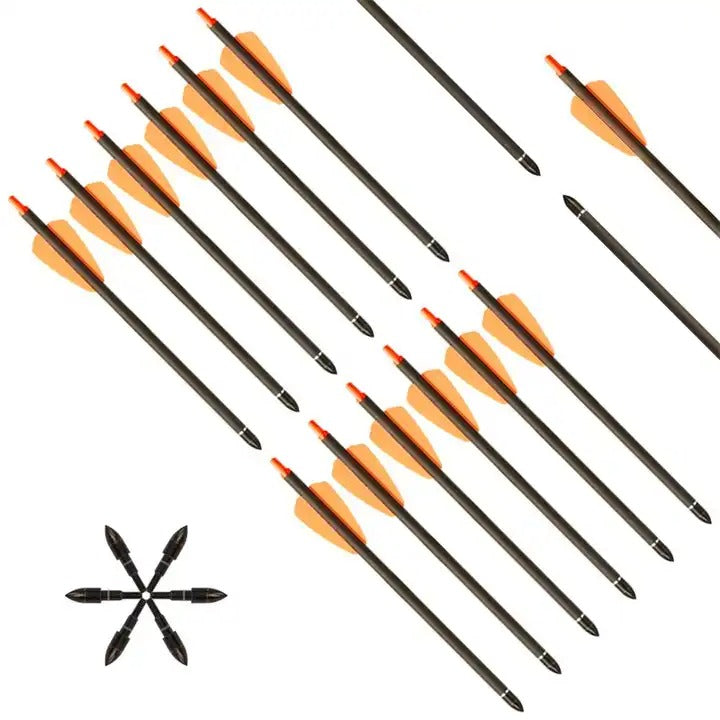 Brand New Model Carbon Fiber Arrows - 7.5" Crossbow Bolts (RT-X7, SOUL-EATER, RX-X7)