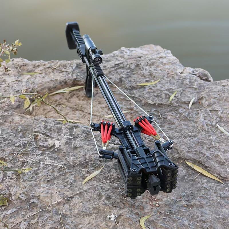 New RS-X7 'Doomsday' Slingshot Crossbow V4 - 9mm Steel balls