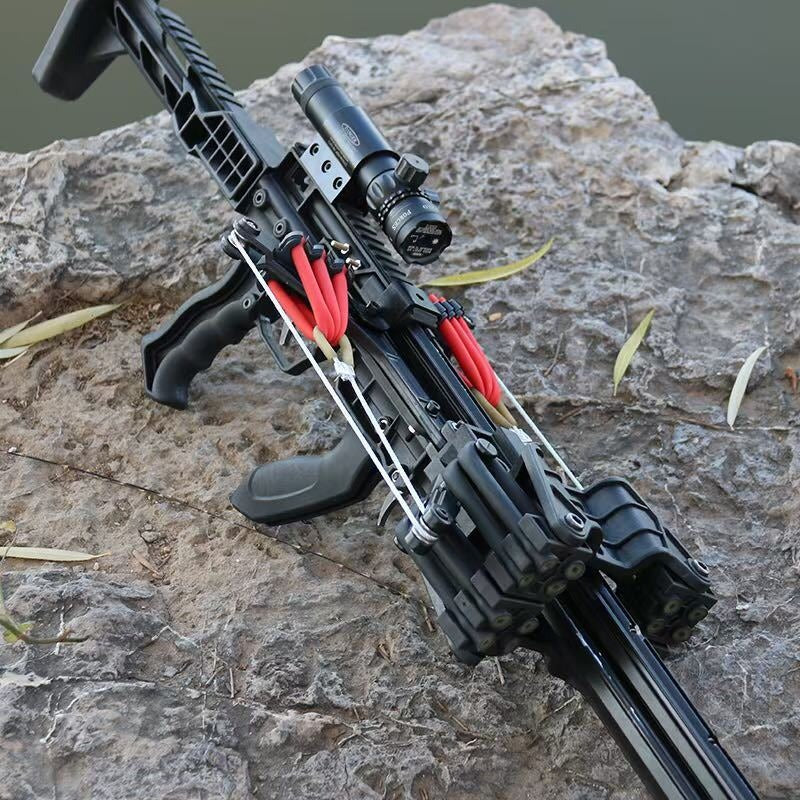 New RS-X7 'Doomsday' Slingshot Crossbow V4 - 9mm Steel balls