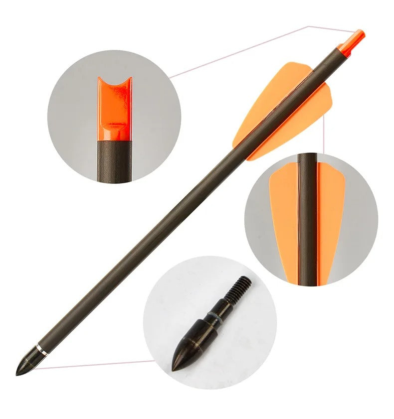 Brand New Model Carbon Fiber Arrows - 7.5" Crossbow Bolts (RT-X7, SOUL-EATER, RX-X7)