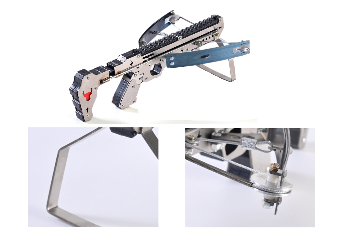 New V39 Metal- 'Viper V2 ' Slingshot Crossbow (300 FPS)