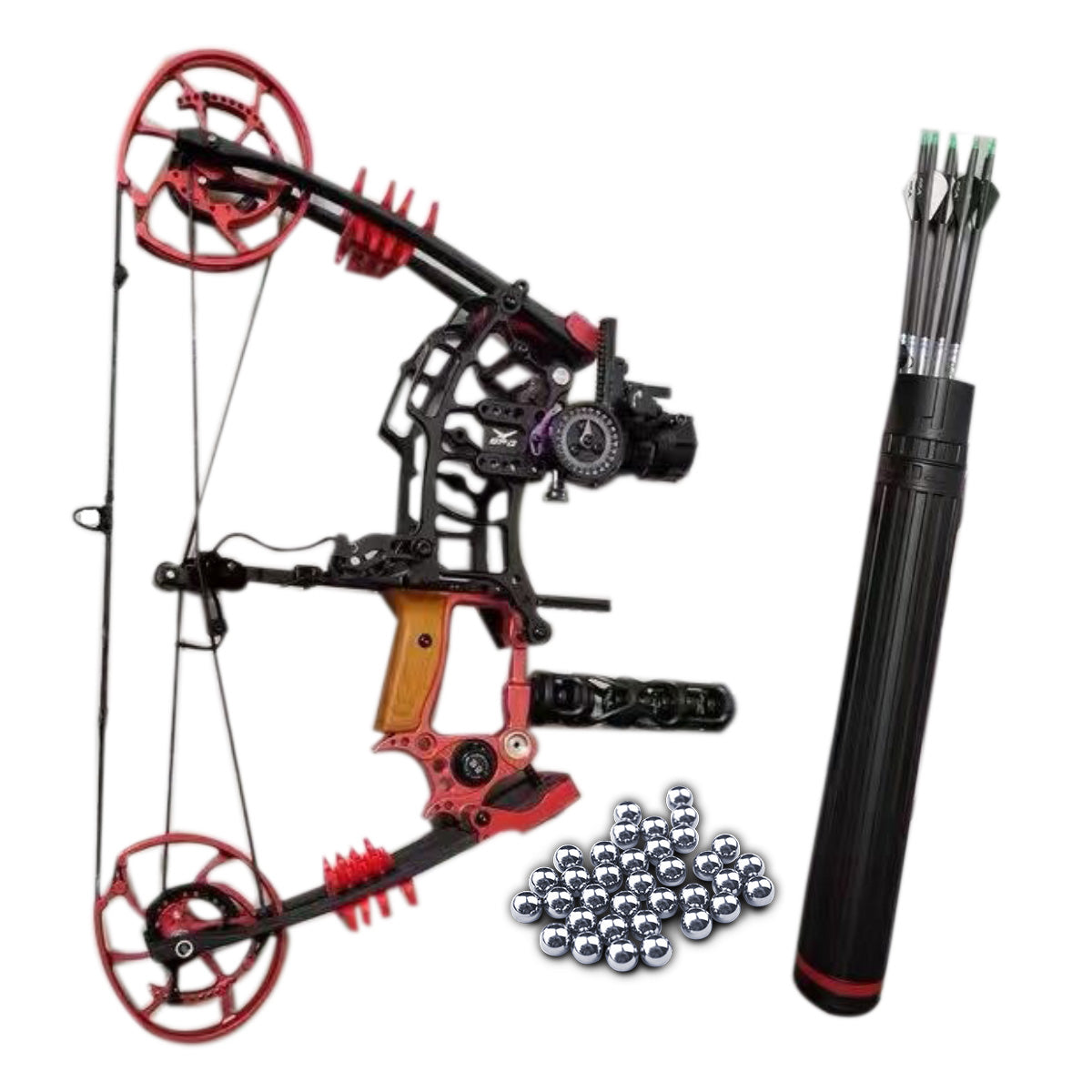 New 'Hammer' Steels Balls And Arrows Dual Bow (300 FPS)