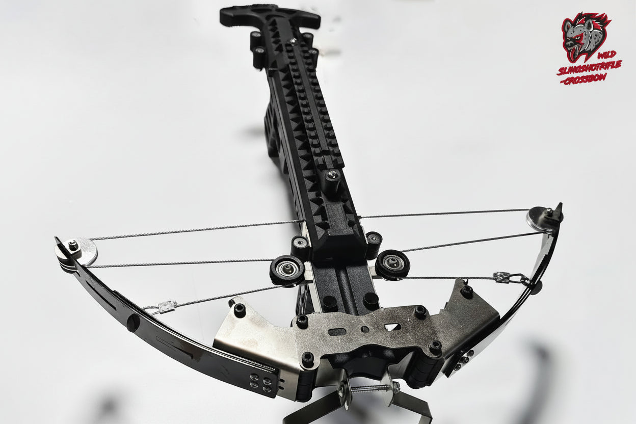 V52-V2- 'Hybrid Hunter' Slingshot Crossbow (320 FPS) - Wild Slingshot Rifles