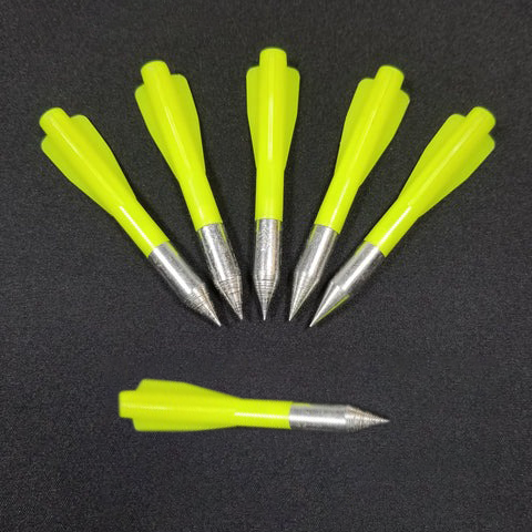 RT-X7, RS-X7 And X1 Crossbow Bolts - Yellow 9.8g (20)