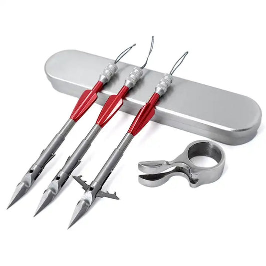 Fishing arrows for slingshot