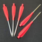 RS-X7 And RT-X7 Slingshot Crossbow Bolts -  Red 15.8g