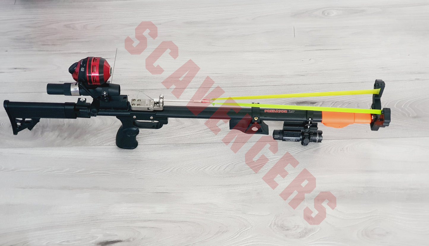 New Powerful Falcon-X Fishing Slingshot Rifle (COMPLETE KIT)