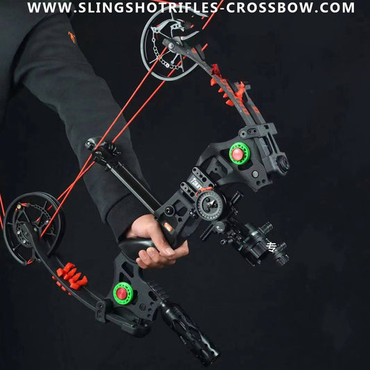 Red Dragon Dual Compound Bow Steels Balls And Arrows