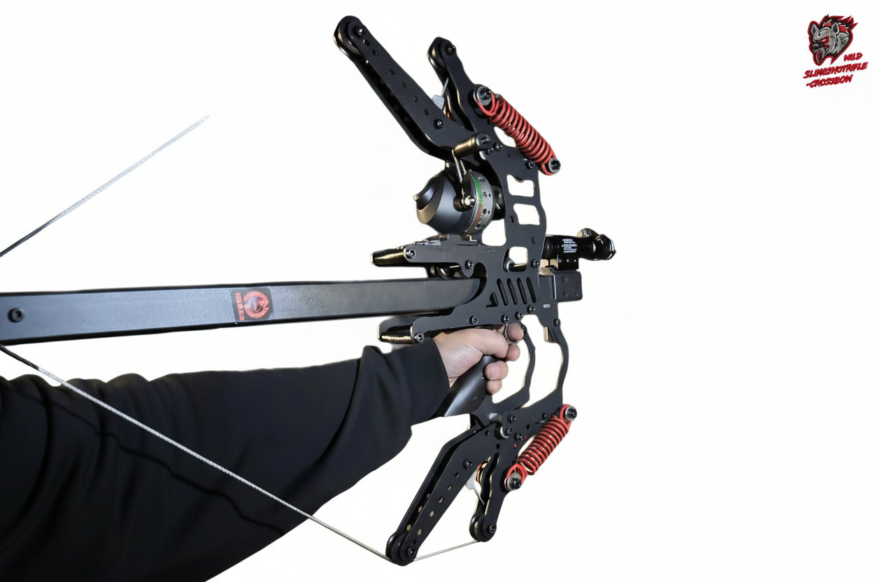 Full metal Predator V2 'SpeedShot' Slingshot Bow - Wild Slingshot Rifles 