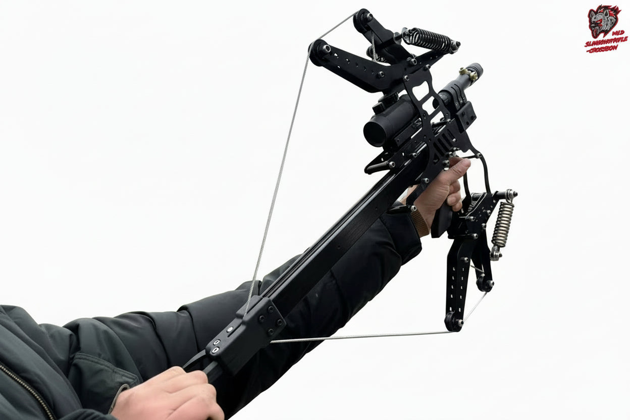 Full metal Predator V2 'SpeedShot' Slingshot Bow - Wild Slingshot Rifles 