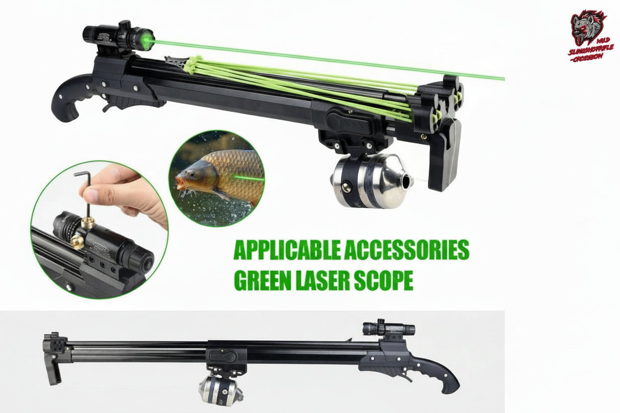 Hydra-V2 Fishing Slingshot (Complete Kit) - Wild Slingshot Rifles 