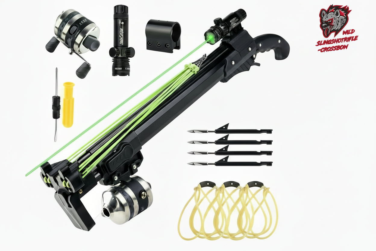 Hydra-V2 Fishing Slingshot (Complete Kit) - Wild Slingshot Rifles 