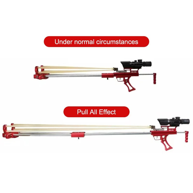 New Flymars 8010 Slingshot Rifle | 400 FPS High Velocity Shooter - Wild Slingshot Rifles 