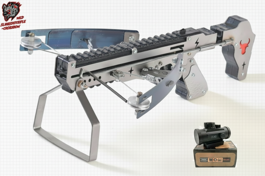New V39 Metal- 'Viper V2 ' Slingshot Crossbow (300 FPS) - Wild Slingshot Rifles 