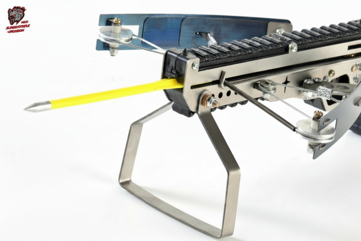 New V39 Metal- 'Viper V2 ' Slingshot Crossbow (300 FPS) - Wild Slingshot Rifles 